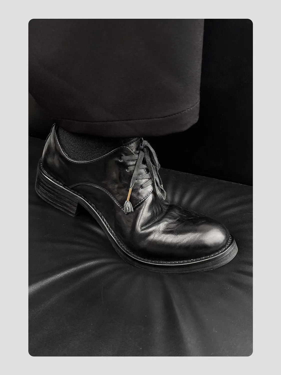 PENDRA Leather Youth Catwalk Shoes
