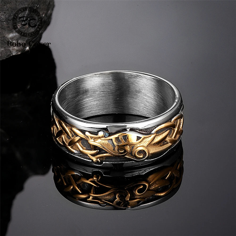 PENDRA Serpent Gold Ring