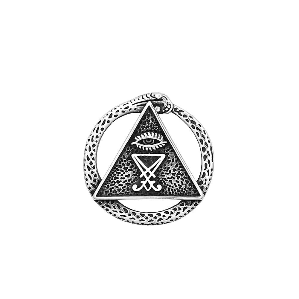PENDRA Luciferseal Retro Stainless Steel Lucifer Pendant