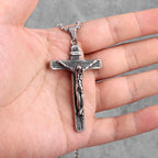 PENDRA Wrenlith Cross Charm Necklace