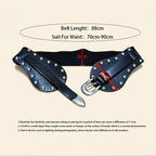 PENDRA Fayeelle Leather Rope Gothic Corset Belt