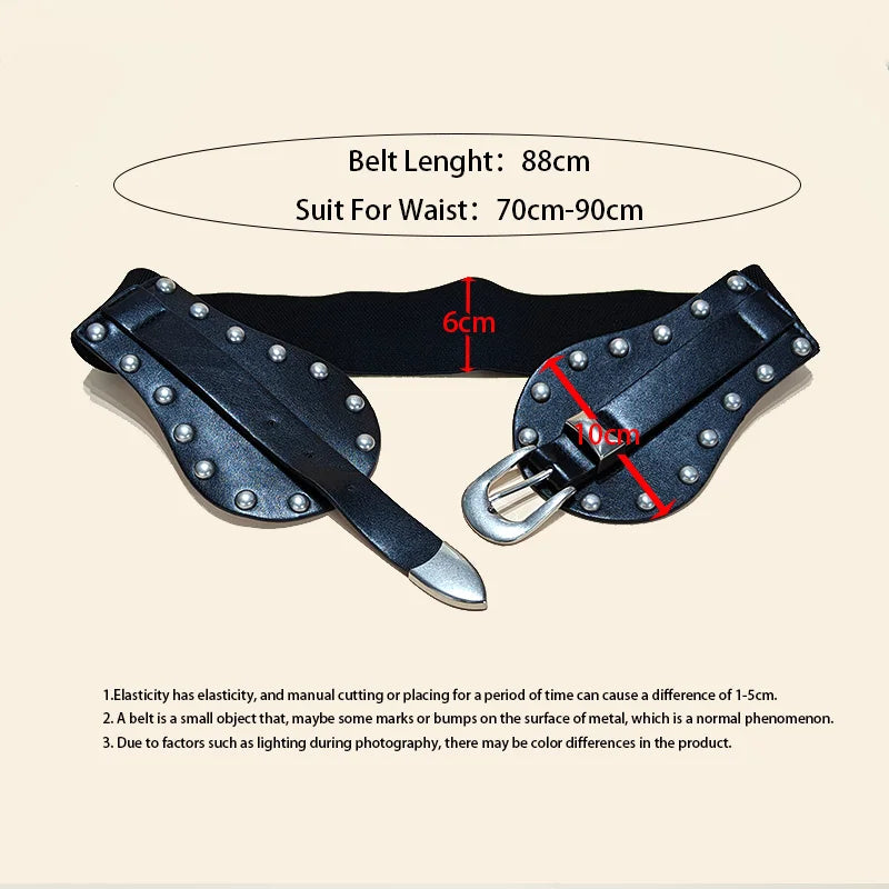 PENDRA Fayeelle Leather Rope Gothic Corset Belt