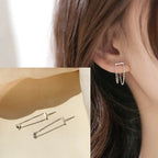 PENDRA Geometry Sterling Silver 2 Earrings