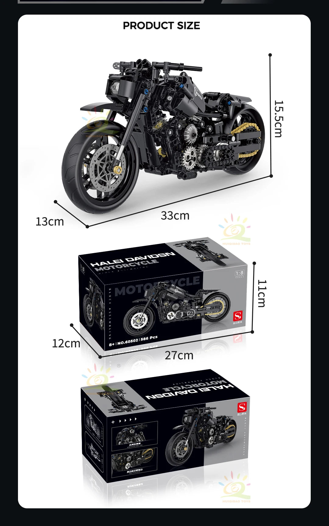 PENDRA High Tech Motorbike Toy Set