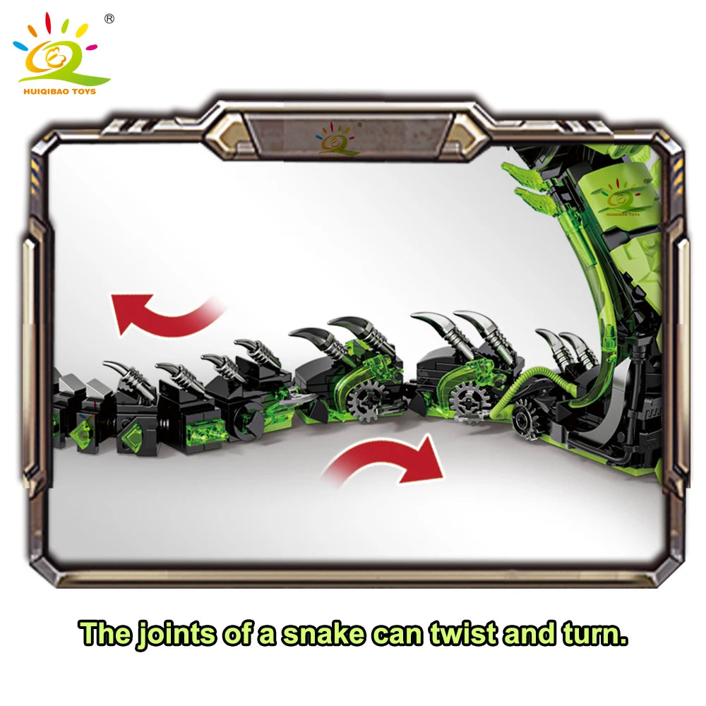 PENDRA Cobra Snake Animal Building Set