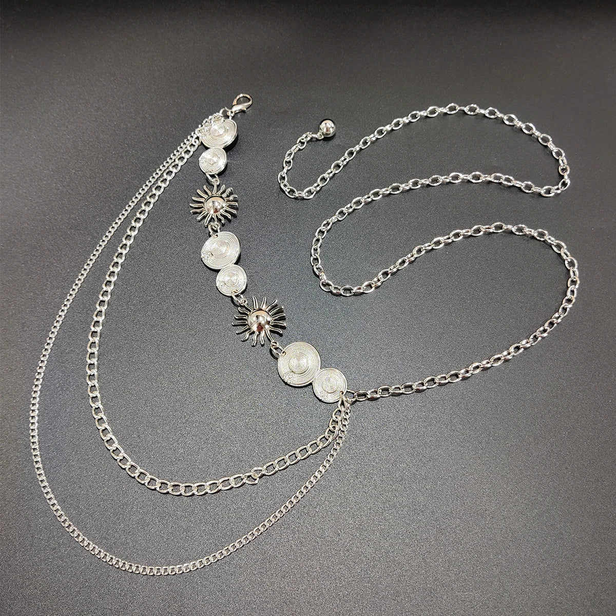 Sexy Waist Chain Belt Female Layered Belly Body Chain Fashion Trend Jewelry For Women Festival Rave Fashion Party Accessories