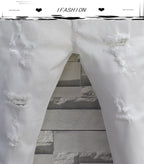 PENDRA Cotton Distressed Streetwear Trousers
