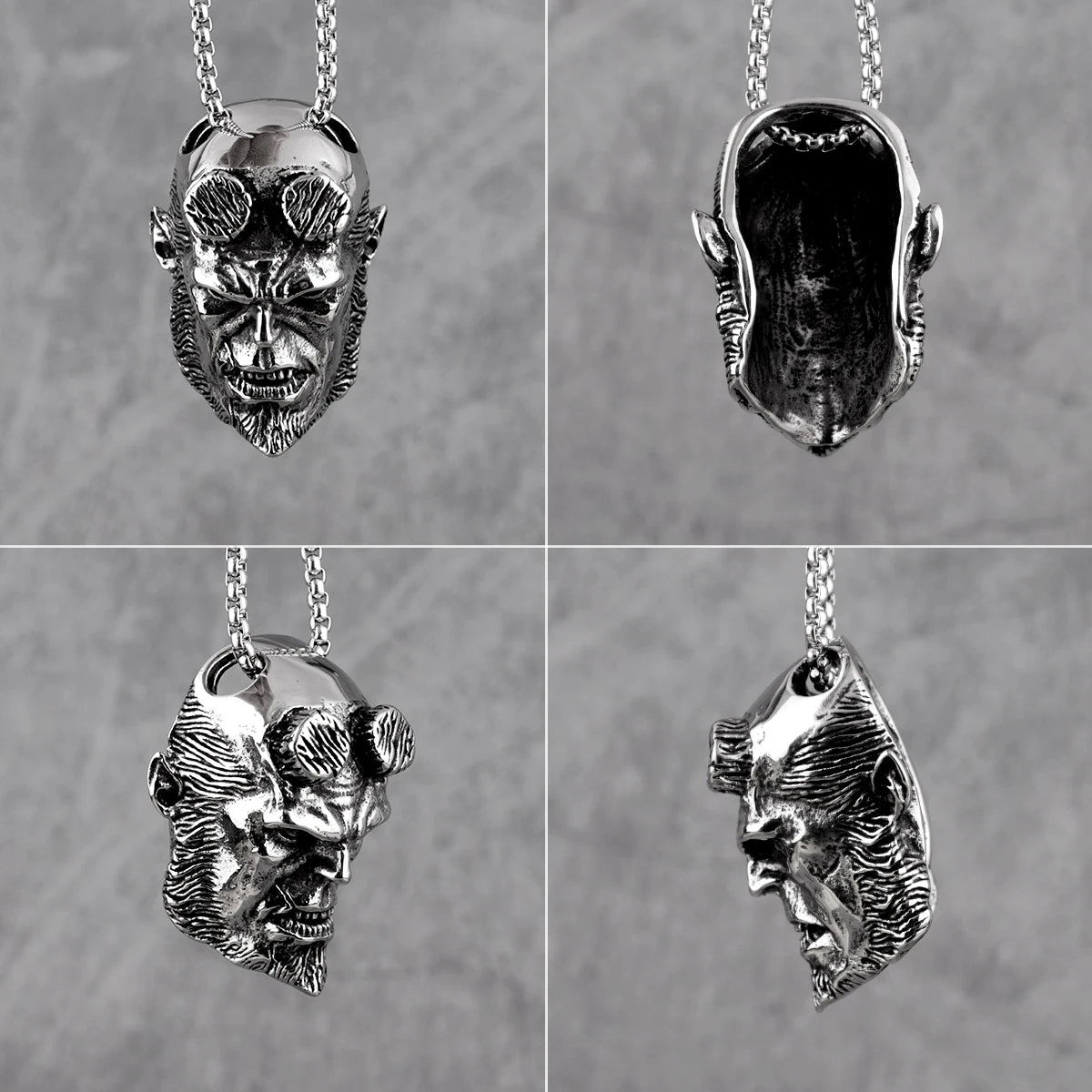PENDRA Hellboy Anung Un Steel Necklace