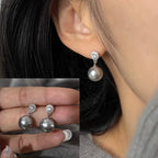 PENDRA Liquid Lava Sterling Silver Earrings