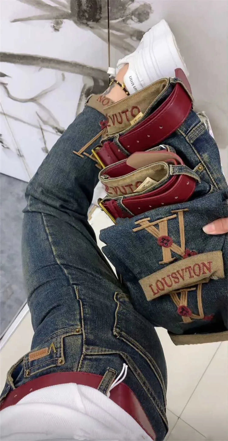 PENDRA Stretch Harem Ankle Jeans