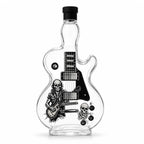 350ml Glass Liquor Decanter Guitar Design Skull Rock Style Whiskey Bottle Decorative Bar Accessory Collectible Gift