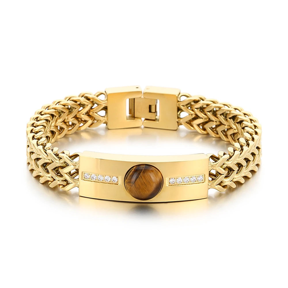 PENDRA Chain Gold Zircon Bracelet