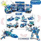 PENDRA 8in1 Police Command Building Set