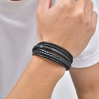 PENDRA Belorin Braided Leather Bracelet