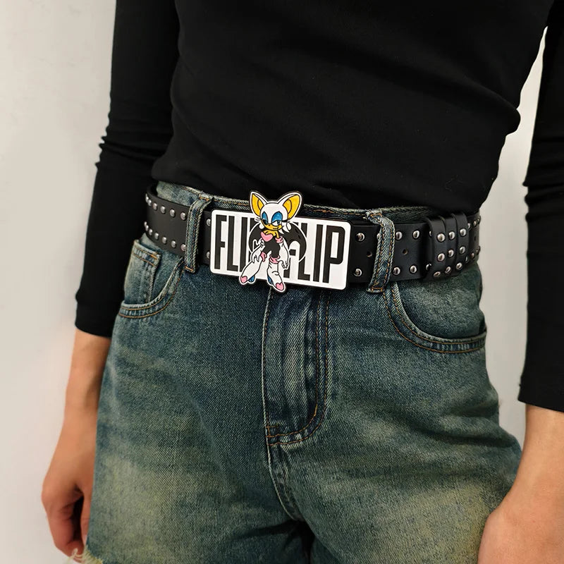 PENDRA Zaralia Black Y2K Belt