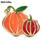 PENDRA Pumpkelle Halloween Pumpkin Brooch