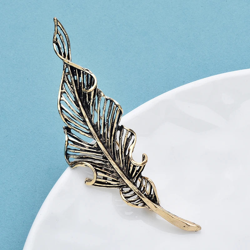 PENDRA Folia Vintage Leaf Brooch