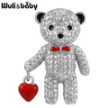 PENDRA Hearthbear 2-Color Enamel Bear Brooch