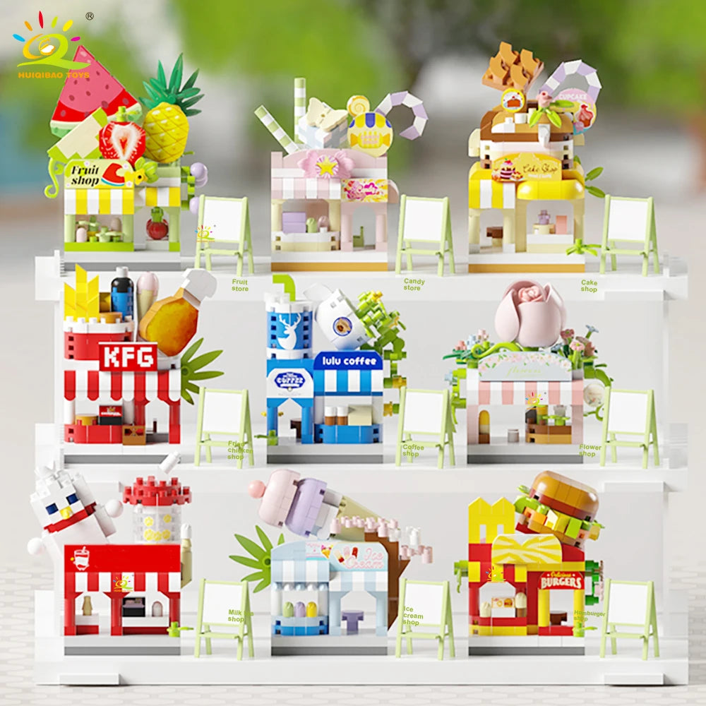 PENDRA Shop Burger Micro Building Set