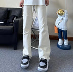PENDRA Straight Menswear Italy Trousers