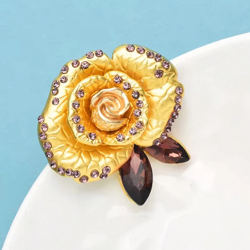 PENDRA Florabelle Charming Flower Brooch