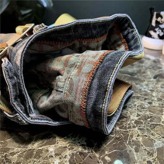 New Arrival Korean Style Pants Men's Luxury Harajuku Designer Cowboy Kpop Brand Denim Slim Pencil Pants Men's Jeans for Autumn