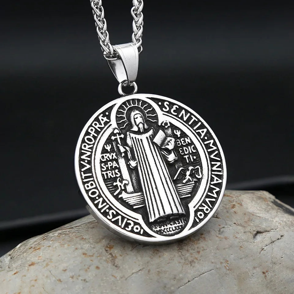 PENDRA Benedictus 316L Stainless Steel Exorcist Pendant