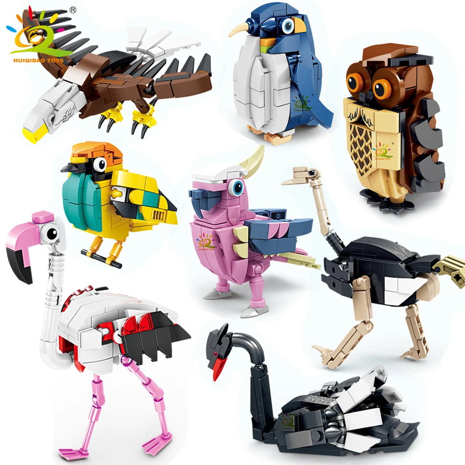 PENDRA Animal Birds Eagle Building Set