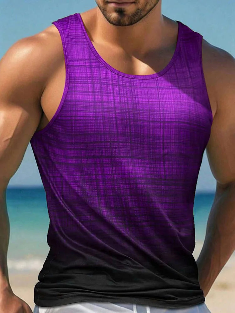 PENDRA Sports Sleeveless Hawaiian Seaside T-Shirt