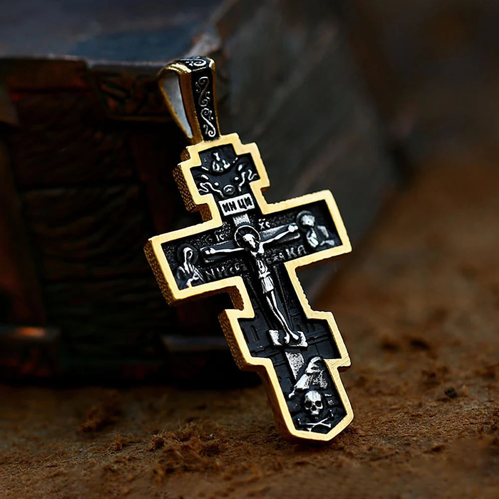 PENDRA Jesuscross 316L Stainless Steel Jesus Cross Pendant