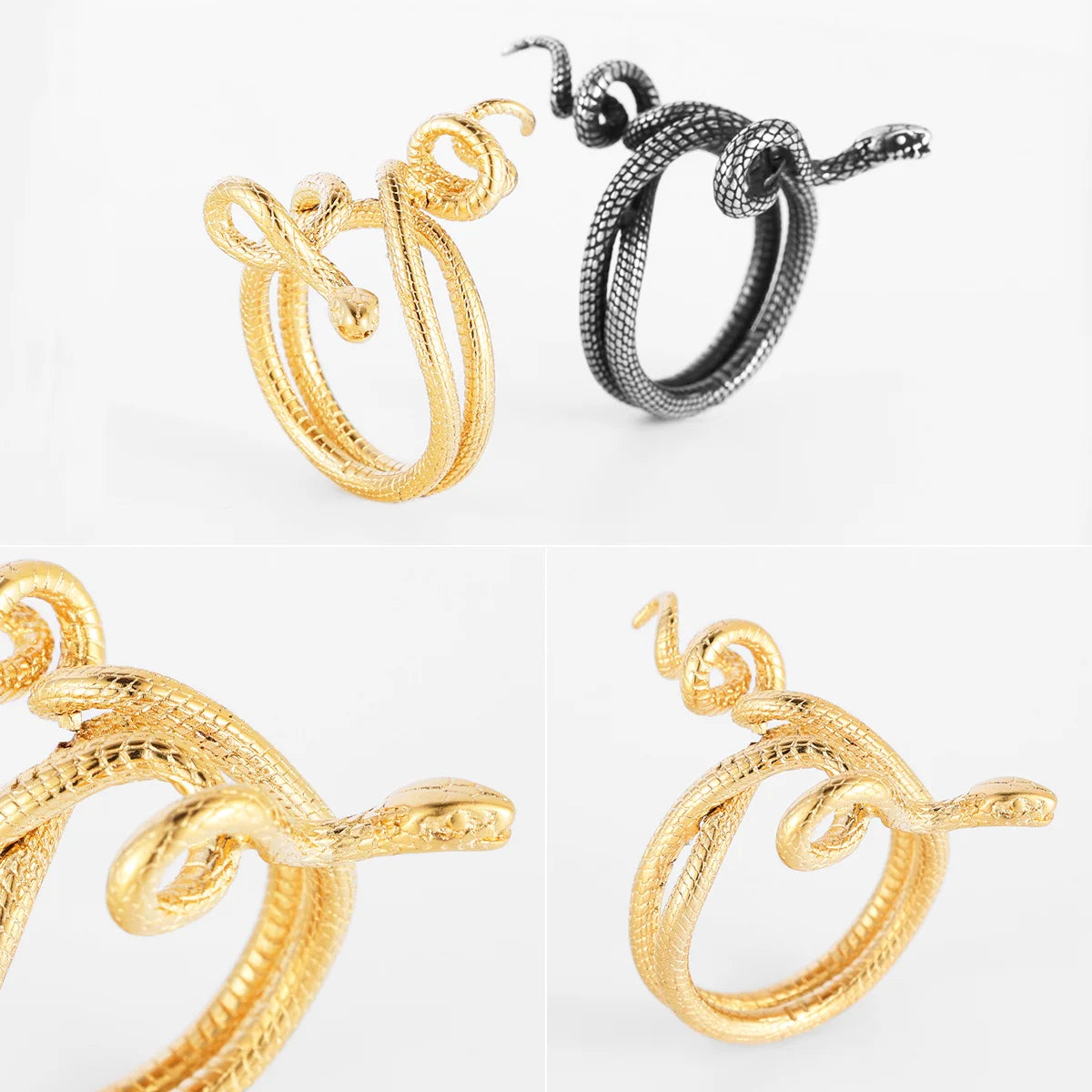 PENDRA Animal Poisonous Snake Steel Ring
