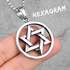 PENDRA Angel Wing Cross Steel Necklace
