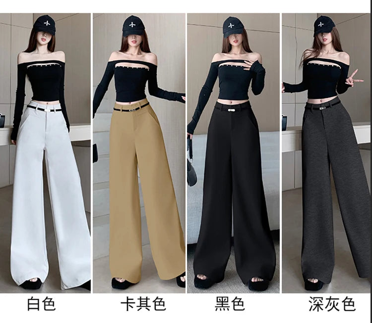 PENDRA Woolen Waisted Loose Pants