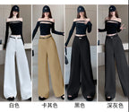 PENDRA Woolen Waisted Loose Pants