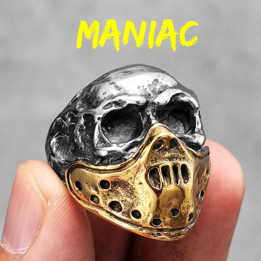 PENDRA Punk Gothic Skull Ring