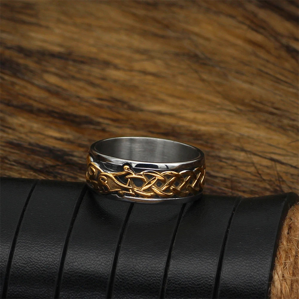PENDRA Serpent Gold Ring