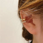 PENDRA Silver Tassel Ear Accessory