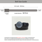 PENDRA Galaeva Black Skull Luxury Belt