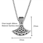 PENDRA Rune Axes Necklace