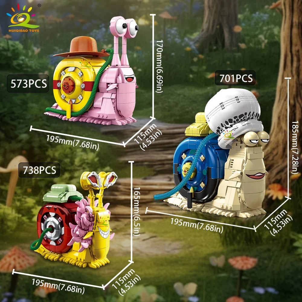 PENDRA Snail Insect Phone Building Set