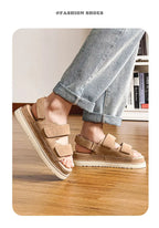 PENDRA Cowhide Non Stuffy Sandals