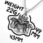 PENDRA Baseball Cat Streetwear Steel Necklace