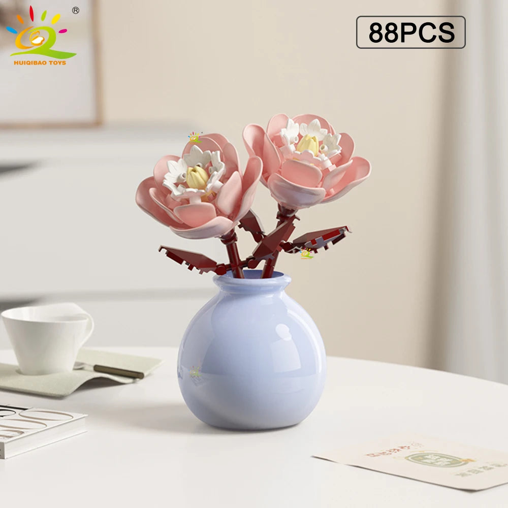 PENDRA Vase Eternal Floral Building Set