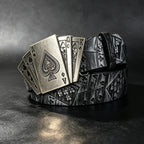 PENDRA Seraine Leather Rope Punk Belt