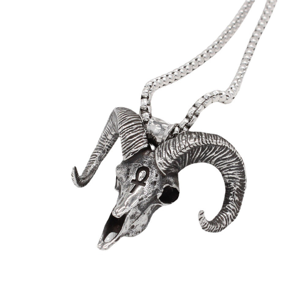 PENDRA Goathead Gothic Goat Head Pendant