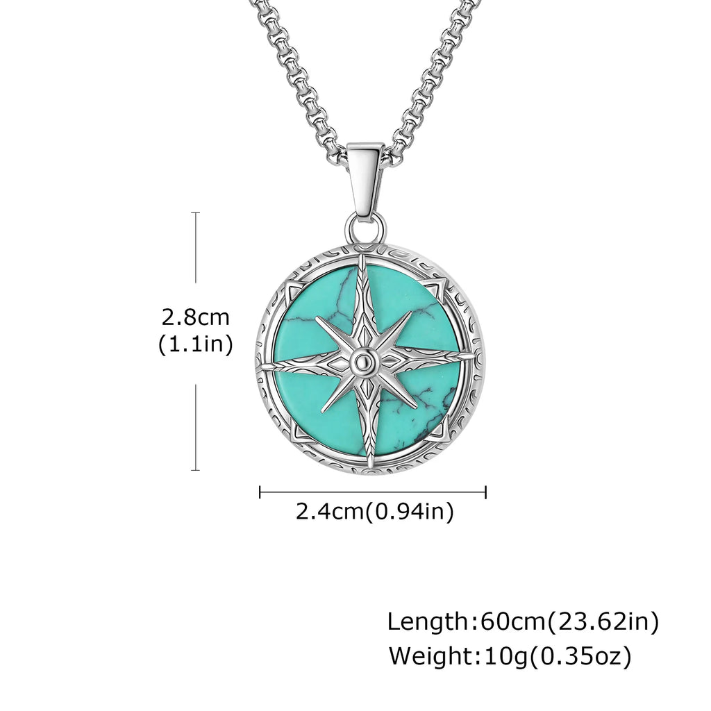 PENDRA Stone Star Pendant Necklace