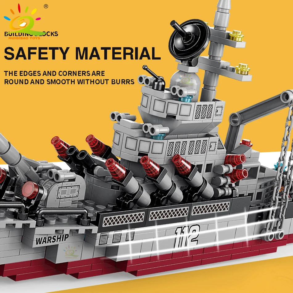 PENDRA Military Ship 8in1 Building Set