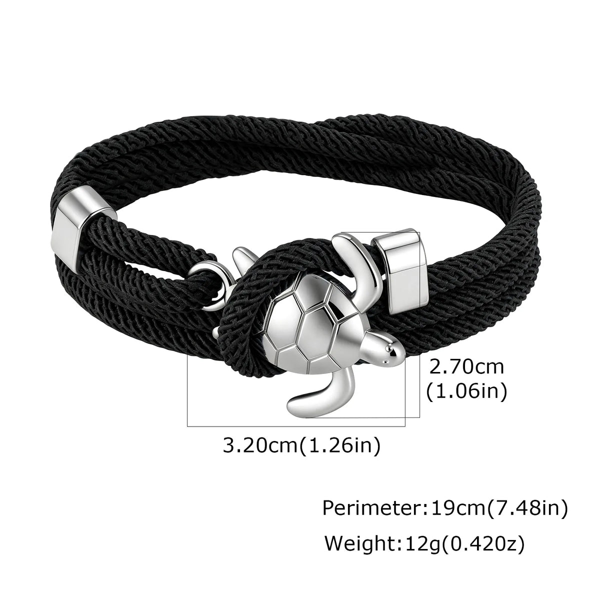 Unique Sea Turtle Rope Bracelets for Men,Multi Layer Braided Bracelet, Beach Surfer Jewelry Gift