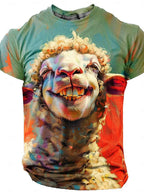 PENDRA Sports Abstract Cartoon T-Shirt