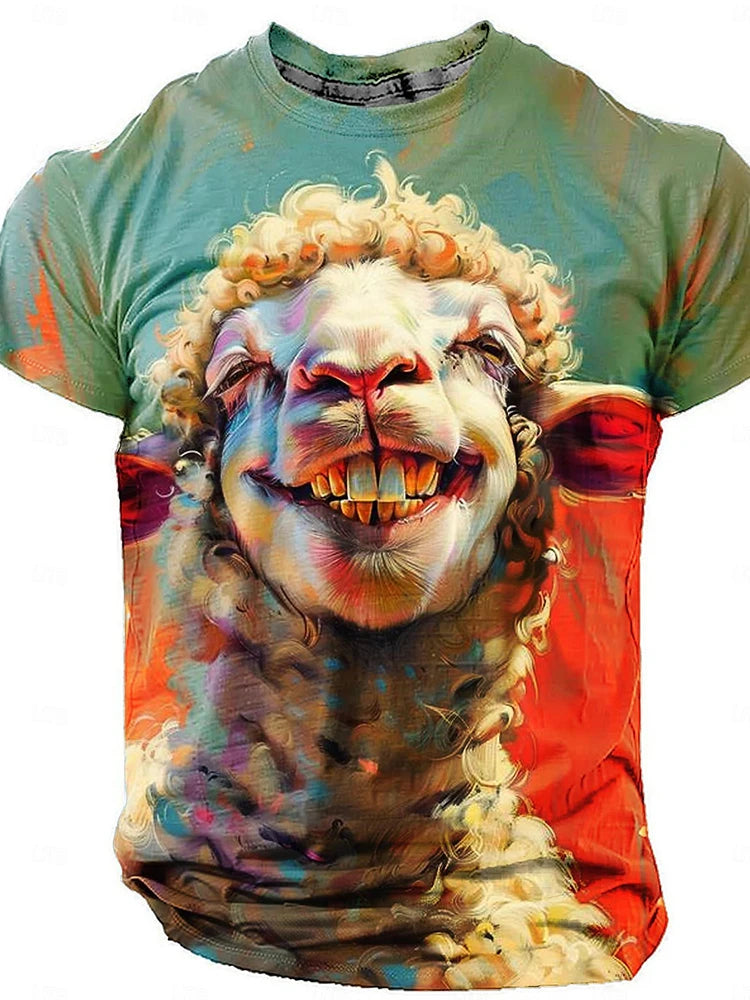 PENDRA Sports Abstract Cartoon T-Shirt